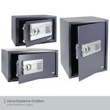 thumbnail of HMF 4612512 Tresor mit Zahlenschloss, Möbeltresor, 35 x 50 x 31 cm, Anthrazit