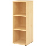 thumbnail of bümö Regal Ahorn, Standregal aus Holz für 3 Ordnerhöhen - Bücherregal klein 40 cm schmal, Aktenregal für Ordner & Bücher, kleines Büroregal,