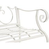 thumbnail of 2er Set Gartenstühle AUSTIN - Metall Antik weiß 62x53x94 cm | Gartenstuhl Metall Terrassenstuhl Antik Verzierung Stühle Garten Balkon