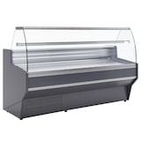 thumbnail of Vitrine-theke mit gebogenem glas für feinkost in schwarz - 1505x940x1235 mm - 1090 W 230/1V - 24X13159 Eurast