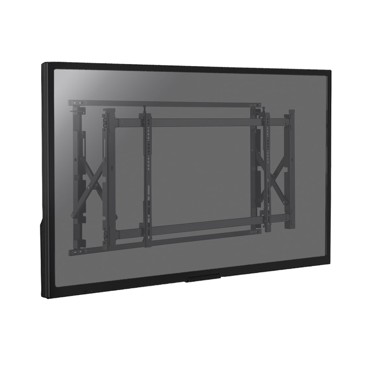 KIMEX - Supporto Videowall sottile per TV 43"-55" - Push Pull