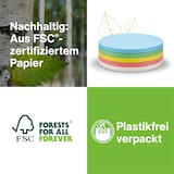 thumbnail of Moderationskarte 111151890 selbstklebend rund 190mm sortiert 250 Stück