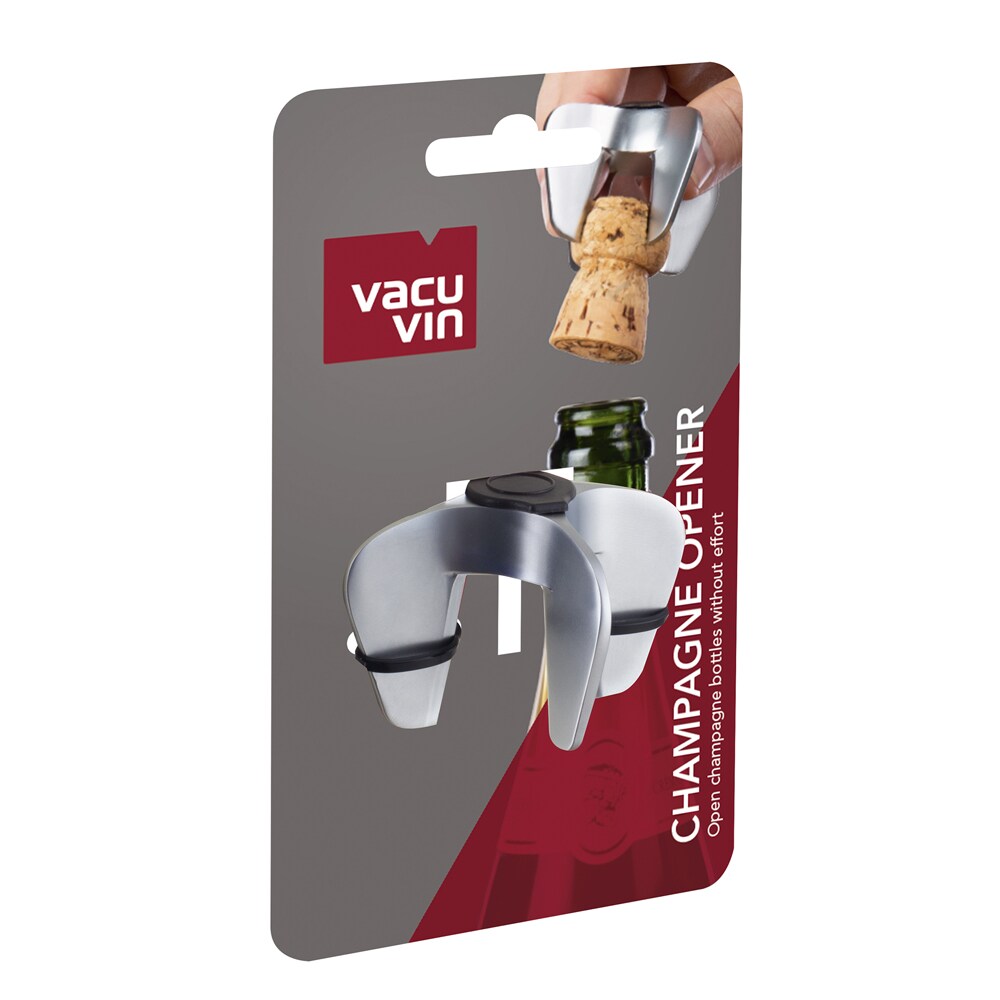 VACU VIN Flaschenöffner Stahl 4.3 x 7 x 7 cm Vacuvin