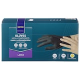 thumbnail of METRO Professional Handschoenen, latex, poedervrij, maat M, zwart, 100 stuks
