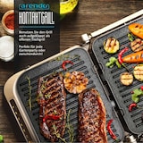 thumbnail of Arendo Kontaktgrill mit Digitalsteuerung - Tischgrill / Sandwichmaker / Panini Grill / Tischgrill - Abnehmbare & Antihaftbeschichtete Platten