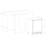 thumbnail of Vinobox 50 flessen. Zwarte wijnkast 2 zones