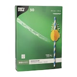 thumbnail of Papstar Trinkhalme, Papier Ø 6 mm · 20 cm "Pineapple" 10 x 50 Stück