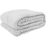 thumbnail of Kuscheldecke Jacquard Flanell - 130x170 cm - Hellgrau