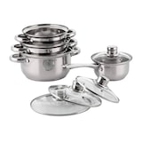 thumbnail of WellHome - Batería de cocina 4 piezas en Acero inoxidable Apto para Inducción