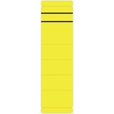 thumbnail of Rückenschild kurz breit gelb NEUTRAL selbstklebend Packung 10 Stück