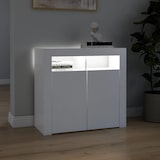 thumbnail of vidaXL Sideboard mit LED-Leuchten Weiß 80x35x75 cm