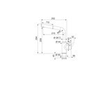thumbnail of Franke Messing Hochdruck Armatur Urban L Zugauslauf Cashmere 115.0595.093