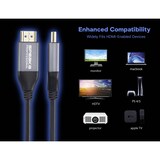 thumbnail of SpeaKa Professional HDMI / Glasfaser Anschlusskabel HDMI-A Stecker, HDMI-A Stecker 30 m Schwarz SP-1