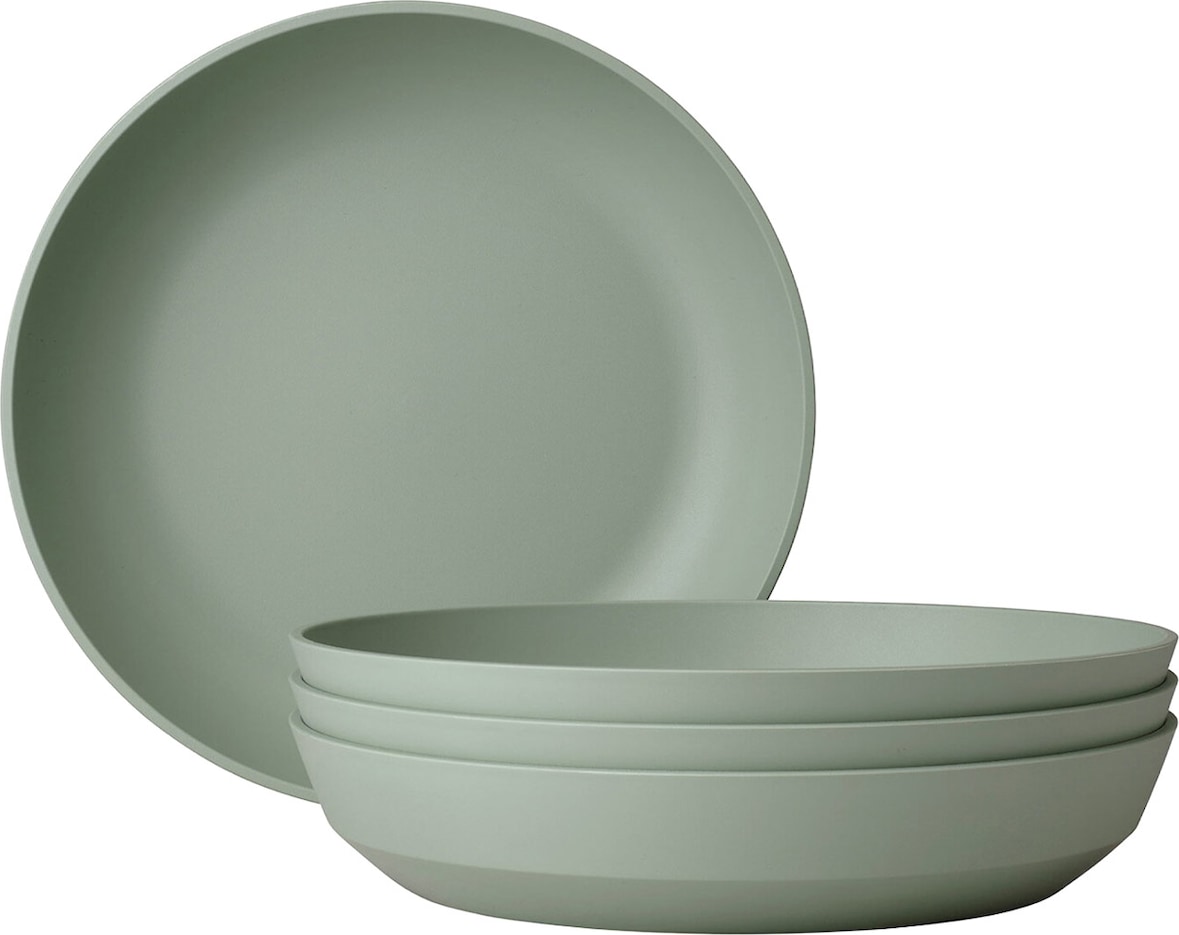 Mepal SILUETA Suppenteller ø 21 cm 4er Set Nordic Sage