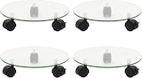 thumbnail of vidaXL Pflanzenroller 4 Stk. 28 cm Hartglas Rund