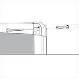 thumbnail of Schaukasten Premium Plus, Innenbereich, 4xA4, Magnetisch, Klapptür, Glas, weiß