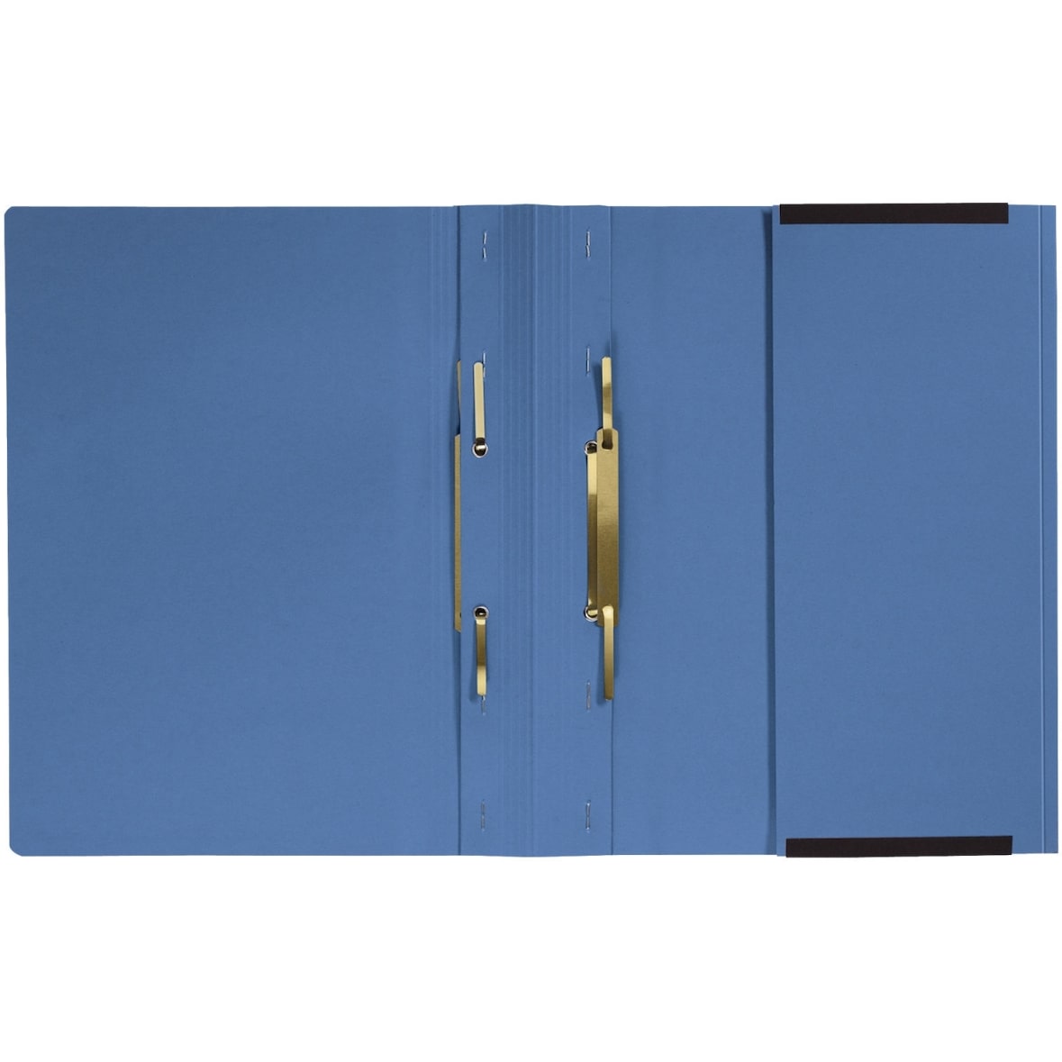 Kanzleihefter mit Tasche und zwei Abheftungen rechts blau