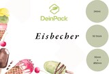 thumbnail of DeinPack Eisbecher 50 Stück Speisebecher weiß unbedruckt 240 ml runde
