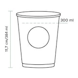 thumbnail of MONOUSO - Bio Kaffeebecher to go "BioWare" und PLA 12Oz/360ml Ø8,0cm (55 Stück)