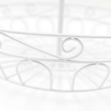 thumbnail of Relaxdays Obst Etagere, 2-stöckig, Metall, HxD: 30 x 31 cm, Obst & Gemüse, mit Griff, runde Obstschale, Obstkorb, weiß