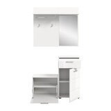 thumbnail of Ice Garderobenmöbel Set Weiß hochglanz, weiß.