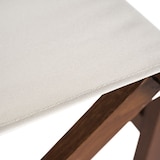 thumbnail of ZIK Set 2 Sillas de Jardín Plegables de Madera Director Sillas de Exterior Tejido de Poliéster Crudo, Plegables de Exterior Diseño