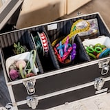 thumbnail of HMF 14661-02 Alu Werkzeugkoffer leer, 3 Etagen, 44 x 45 x 24 cm, Schwarz