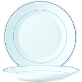 thumbnail of Arcoroc Set 6 Platos Llanos Opal 23Cm Rest. F/Azul