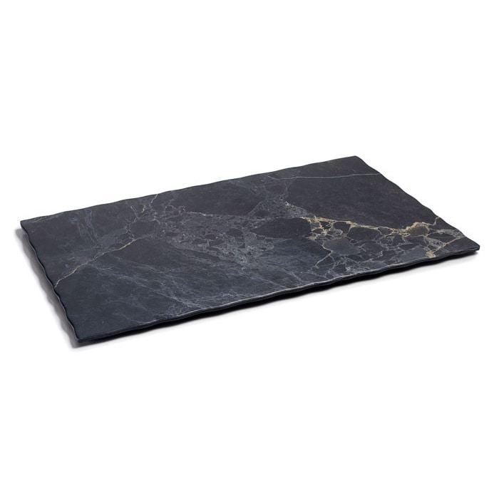 LACOR bandeja rectangular STONE melamina para presentaciones 43x28,5 cm 63189