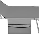 thumbnail of tectake Lot de 2 bains de soleil Chloé 4 positions avec appui-tête et pochette - gris - 405127