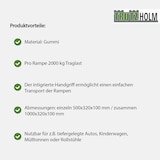 thumbnail of TRUTZHOLM Bordsteinrampe 2er Set 50x32x10cm Tragkraft je 2t Gummi Rampe Auffahrrampe Rollstuhlrampe