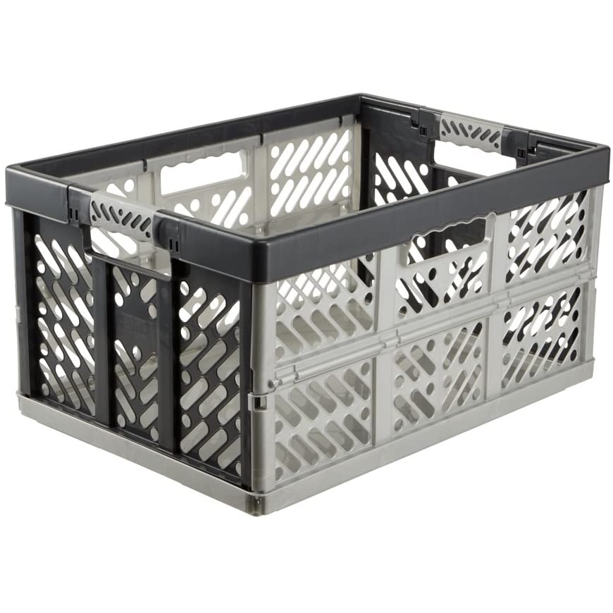KEEEPER Caja Pleable Robusta 45L Plateado Colección Ben
