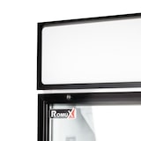 thumbnail of Romux® Frigo Verticale per Bibite 300 Litri 1 Porta Ventilato a Tiraggio Forzato | Armadio Frigoriferi Professional con porte a vetro per bevande