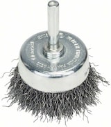 thumbnail of Topfbürste, Stahl, gewellter Draht, 50 mm, 0,3 mm, 4500 U/ min