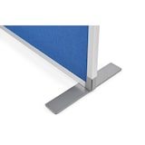 thumbnail of magnetoplan Raumteiler Textil, blau, mit Aluminiumrahmen