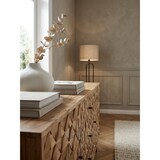 thumbnail of Sideboard REWA 140x78,5x40 cm Anrichte Massivholz Akazie Schrank Braun, Landhaus-Stil Kommode mit 3 Schubladen & 2 Türen, Flurschrank Echtholz,