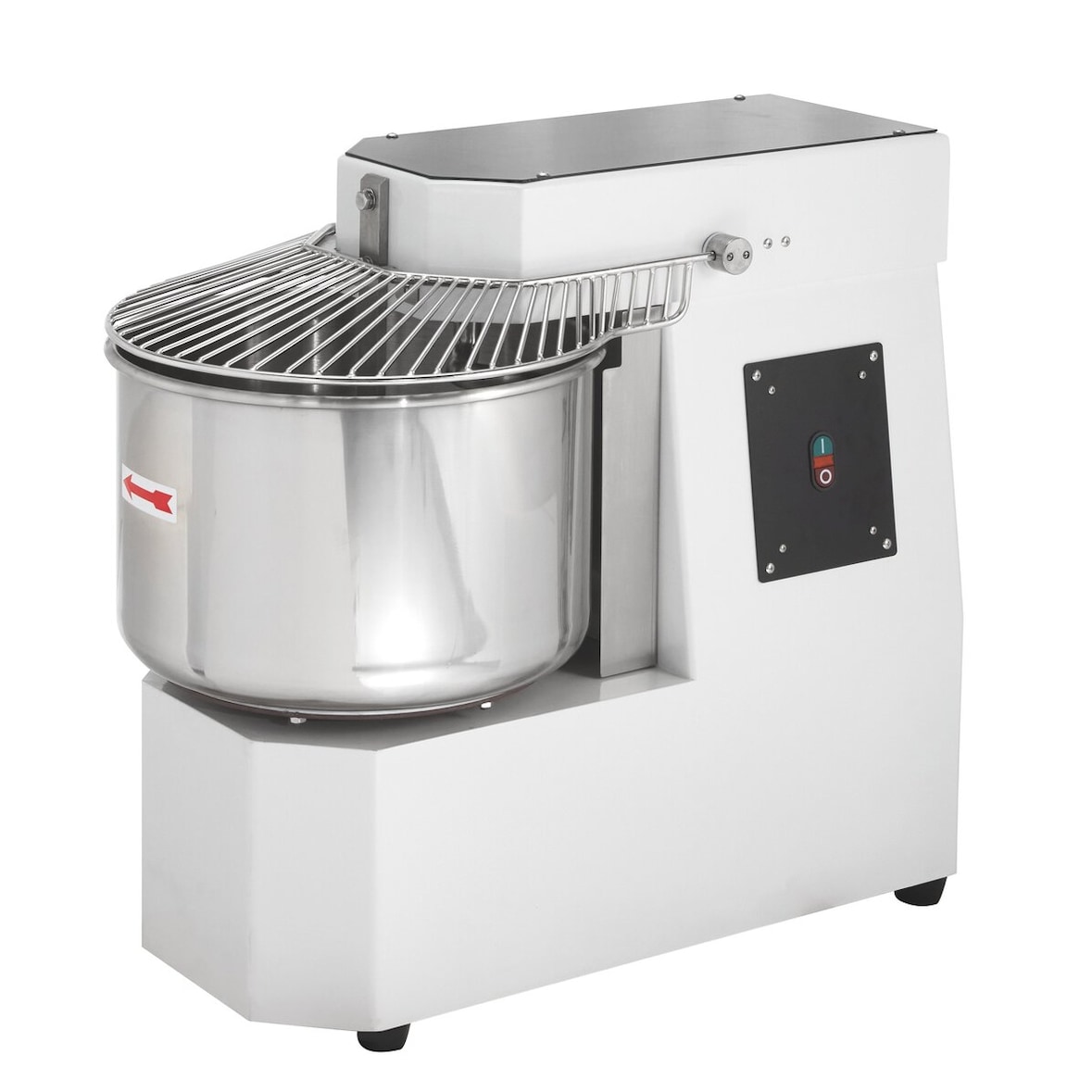 GastroHero Teigknetmaschine ECO 30L – 230V Spiralteigmaschine mit festem Kopf aus Edelstahl