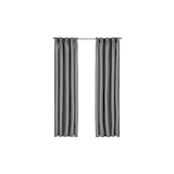 thumbnail of Larson - Luxe geweven blackout gordijn - met haken - 1.5m x 2.5m - Donkergrijs