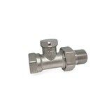 thumbnail of Thermostatventil Rücklaufverschraubung 1/2" Zoll Durchgang Ventil Heizkörper