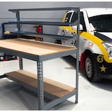 thumbnail of SimonRack Banco de Trabajo Taller, 910x610 mm, 3 Repisas, Capacidad Carga 400 kg, Azul - BT-1