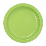 thumbnail of MONOUSO - Prato Plástico PS Reutilizável Raso Verde Lima Ø220mm (25 Uds)