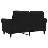 thumbnail of vidaXL 2-Sitzer-Sofa Schwarz 120 cm Samt