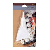 thumbnail of WellHome - Manga Pastelera de 650ml con 8 puntas extraíbles en color blanco