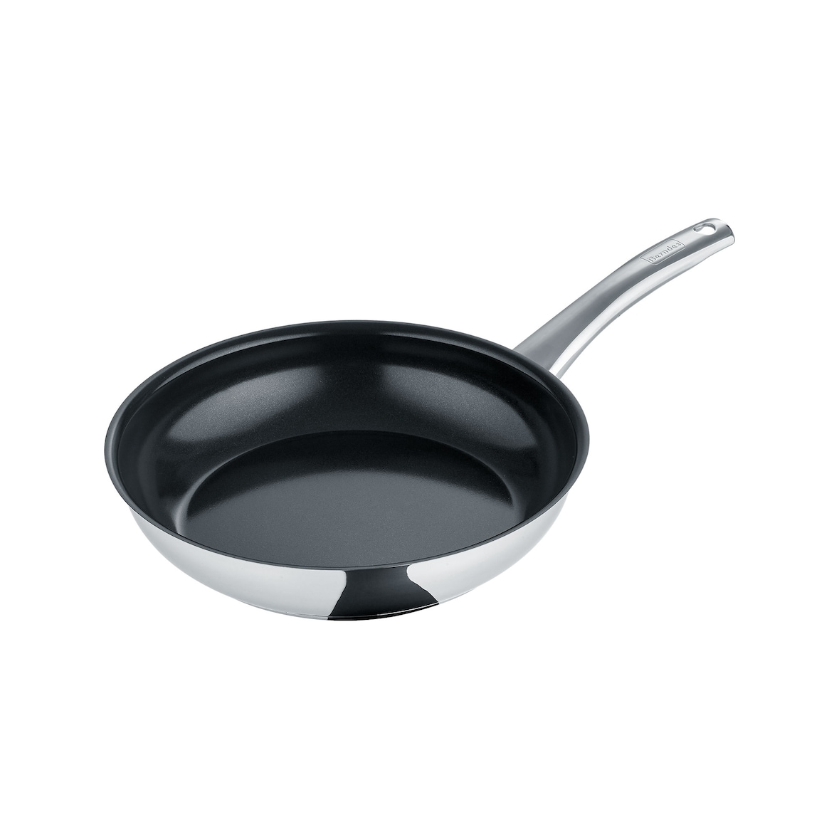 Bratpfanne 26 cm, Edelstahl, poliert - b.brilliant PFAS-frei 24 cm