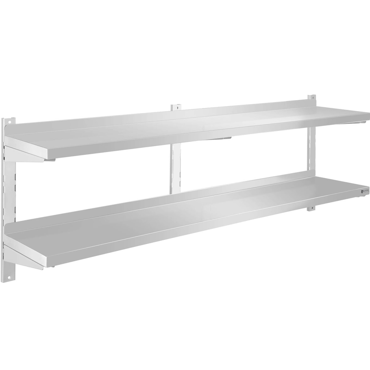 Royal Catering Wandbord - 2 Ablagen - 160 cm