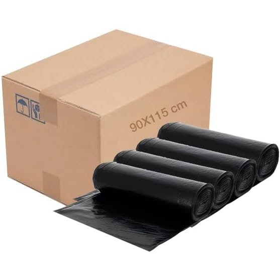 Bolsas de basura comunidad 90x115 cm 130 litros. Caja 20 rollos 10 uds