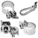 thumbnail of PRIOstahl Schaukelschelle Rohrschelle mit Karabiner Ø 50mm x 1 Schelle aus verzinktem Stahl
