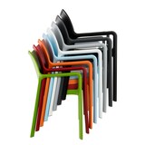 thumbnail of DELUKE® Stuhl REWIU - 84x57x53cm, hellgrau, Kunststoff Kunststoff Gestell Stühle Esszimmerstühle Stuhl Esszimmer Esstisch Stühle Küchenstuhl