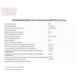 thumbnail of PKM Kopffreihaube S3-90 ABTZ - 90cm, schwarz, Glas, Edelstahl, Dunstabzugshaube