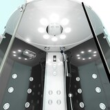 thumbnail of Dampfdusche Whirlpool Dusche Duschkabine K60-SW-EH 140x140cm OHNE Zusatzoptionen